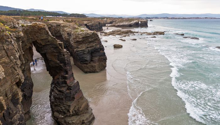Playa de las catedrales Vacaciones Monoparentales en Galicia Norte